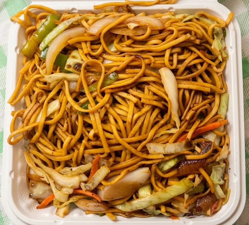 Hakka noodles at Asian Hakka Chinese & Indian Restaurant, Brampton